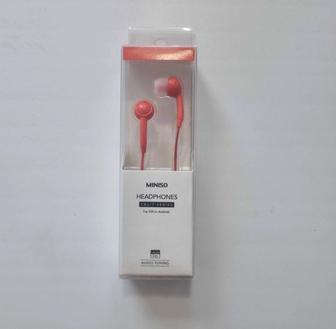 Наушники Miniso Fruit Series в новом состоянии без микрофона