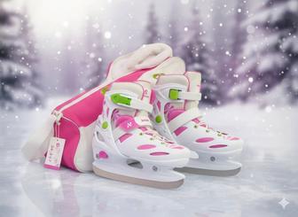 Коньки детские раздвижные 34-37 размер