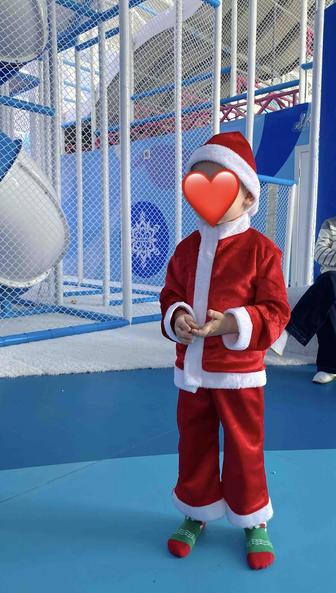 Новогодний детский костюм дедушки мороза