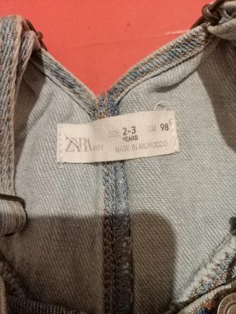 Джинсовый комбинезон