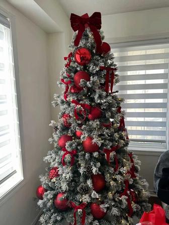 Установка новогоднего оформления