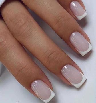 Маникюр с гель покрытием недорого аккуратно