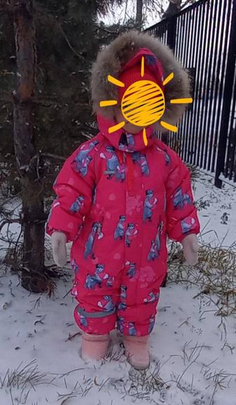 Комбинезон зимний на девочку 2 лет