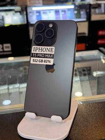 Айфон 15 ПроМакс 512Гб-82% емкость
