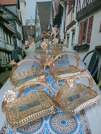 Посуда под золото