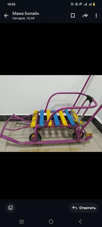 Продается санки с колесами