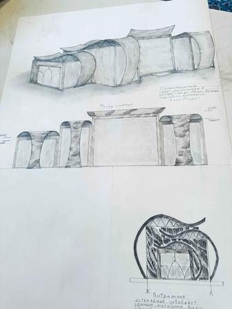 Рисую курсовые работы