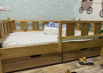 Детская кровать с ортопедическим матрасом