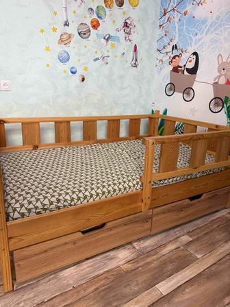 Детская кровать с ортопедическим матрасом