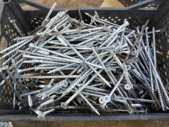 Еврошурупы для лаг и балок 200мм,под шестигранник