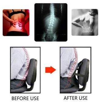 Корректор осанки, массажная подушка на сиденье авто и офисного кресла.