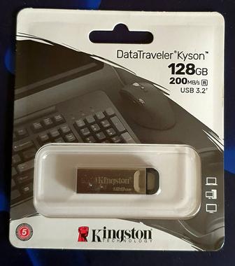 Флешка 128 ГБ Kingston 200МБ/с USB 3,2