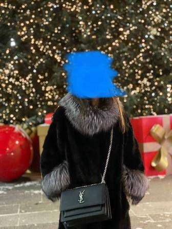 Норковая шуба с песцом