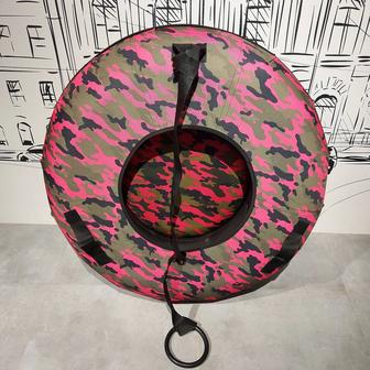 Тюбинг с резино-пластиковым дном. Плюшка. Ватрушка. Надувные санки.