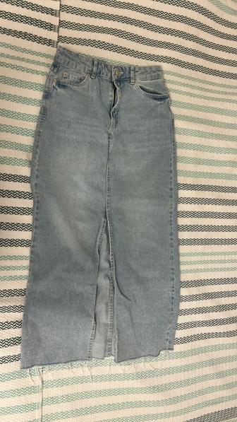 Джинсовая юбка от Бершка