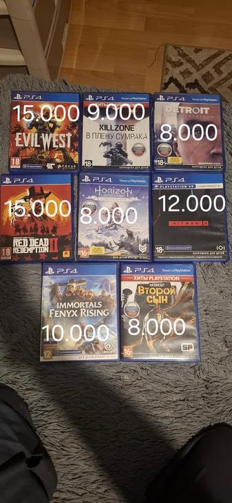 Продажа и обмен дисков PS 4 писать на