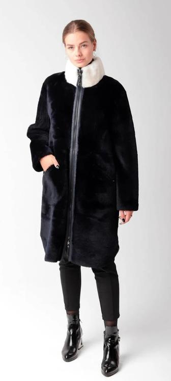 Двусторонняя дубленка шуба