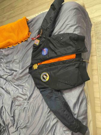 Бомбер Alpha Industries Nasa оригинальный Large