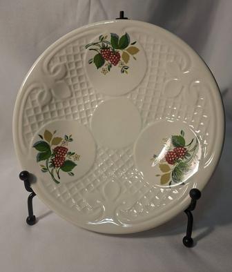 Винтажная тарелка фаянс ЗИК Конаково