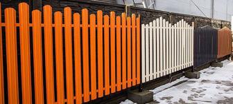 Евроштакетник. Металлический штакетник.