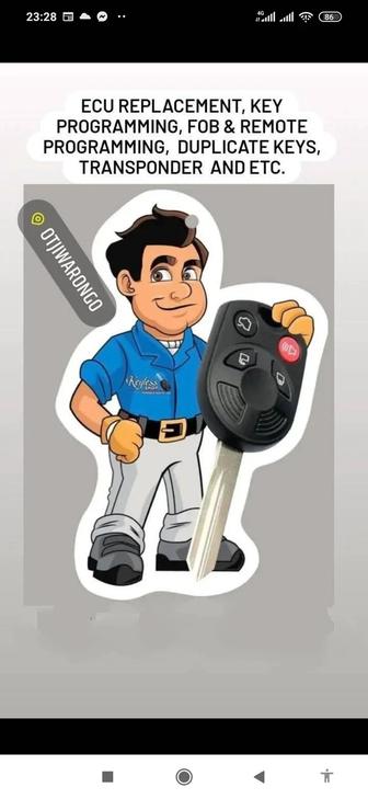 Ключи авто, изготовление и программирование