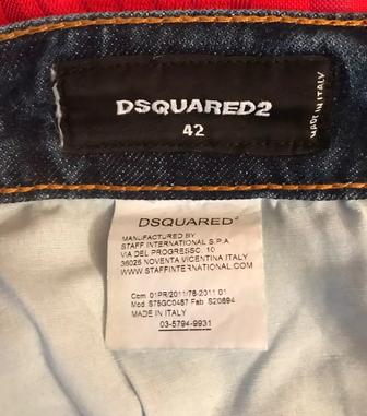 Джинсы новые DSQUARED2 Турецкий