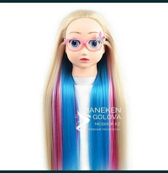 Манекен голова женская для плетения кос, учебная