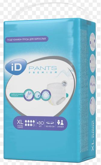 Подгузники-трусы
iD PANTS PREMIUM размер 4 XL