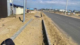 Установка бордюр и поребрик