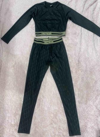 Двойка топ лосины