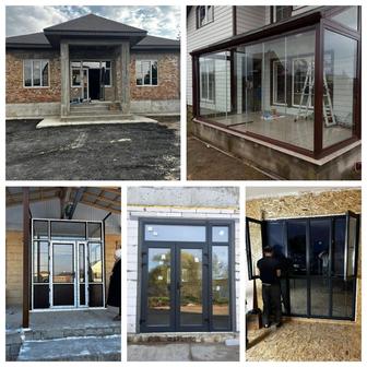 Окна двери витражи лоджии перегородки форточки