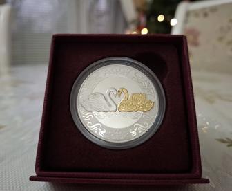 Коллекционная монета AQQ (Лебедь)