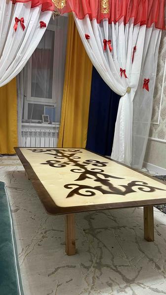 Аренда казахского низкого стола (жер стол)