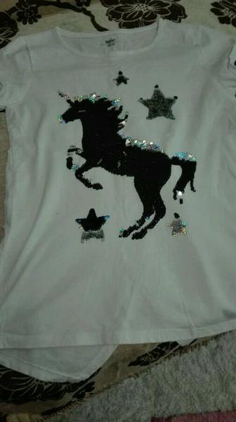 Вещи для девочки Футболка с единорогом