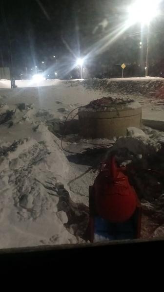 Отогрев обогрев разморозка воды и канализации су жибиту Астана