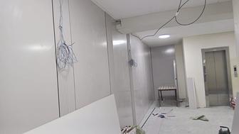 Ремонт подъезда, укладка кафеля, внутренняя отделка