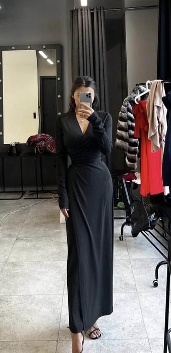 Новое платье на запах от Imaanstudia, модель Ясмин, р. M-L.