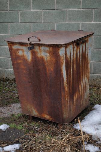 Мусорный контейнер 750 мл / Контейнер - бак для мусора / ТБО