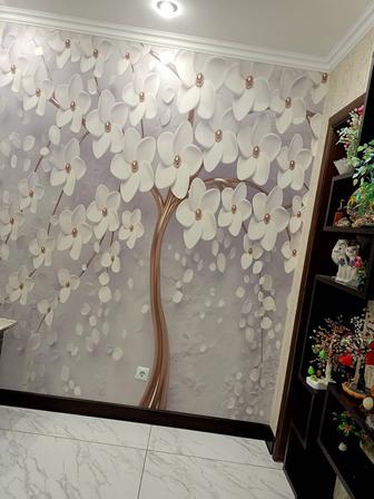 Поклейка обоев