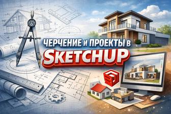 черчение и пронкты на SketchUp