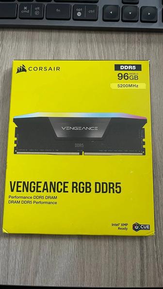 Оперативная память
CORSAIR VENGEANCE RGB DDR5 96GB