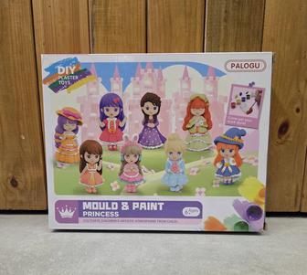 Гипс для раскраски, объемные раскраски, набор для рисования. Фигурки