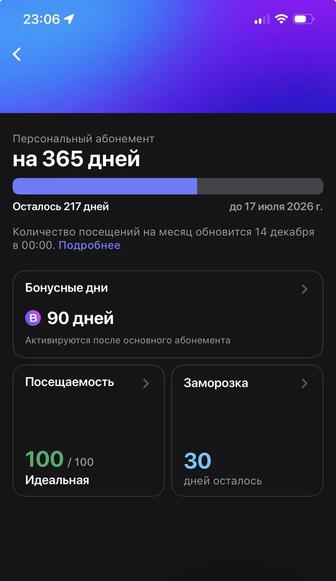 1 Fit абонемент