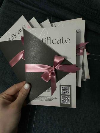 Дизайнерские подарочные сертификаты