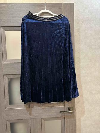 Юбка синего цвета размер 46-48