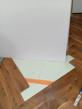 Ремонт ламинат замена штучно