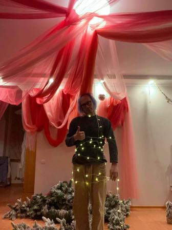 Новогодняя гирлянда 10 метров светодиод