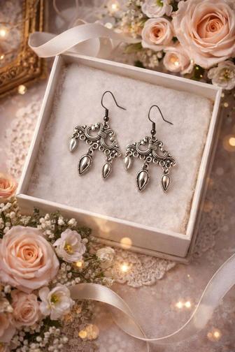 Продается серьги в национальном стиле