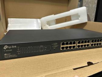 TP-Link JetStream 24-Port PoE Switch (250W) 4 SFP Новый, цена ниже рыноч.