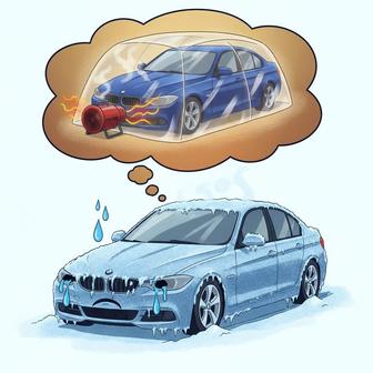 Отогрев авто